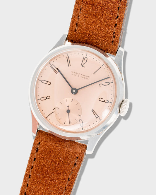 1950's Ulysse Nardin Calatrava - Salmon Dial