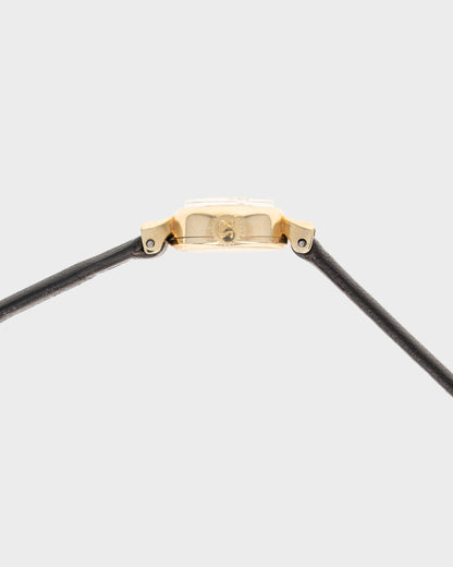 1959 Vintage Omega 14k Yellow Gold Triangular Hooded-lug Watch - Silver Dial