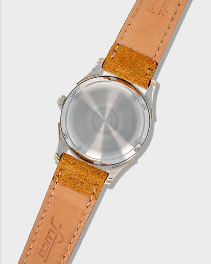1950 Vintage Omega Two-Tone Bumper Automatic Ref. 2636-3 - Silver Dial