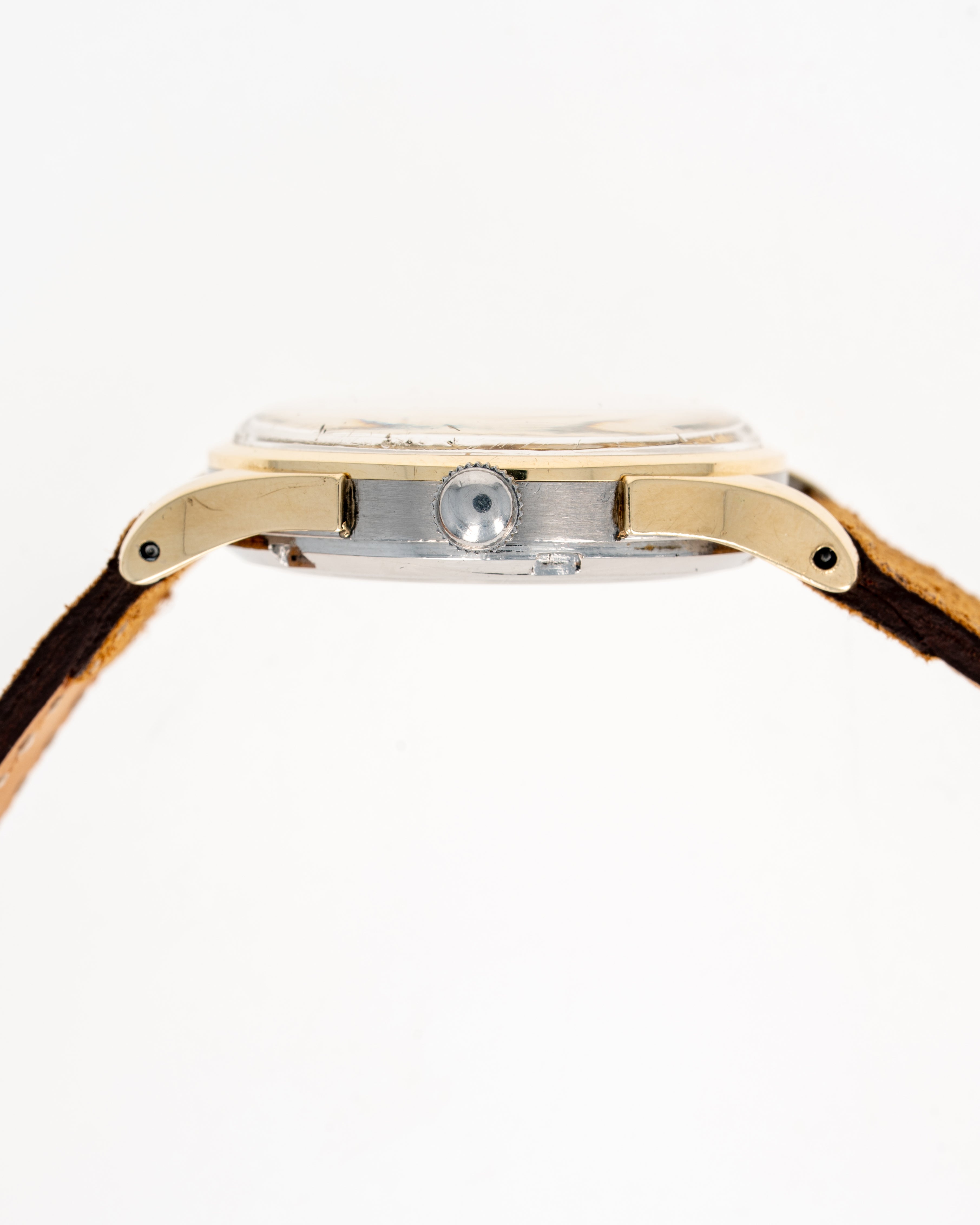 1950 Vintage Omega Two-Tone Bumper Automatic Ref. 2636-3 - Silver