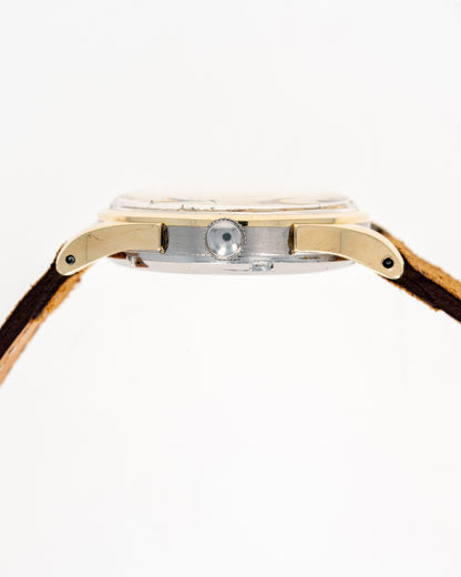 1950 Vintage Omega Two-Tone Bumper Automatic Ref. 2636-3 - Silver Dial