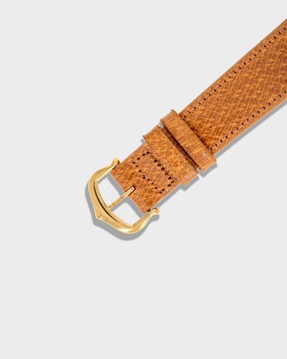 1970's Vintage Cartier Tank Must de Vermeil Large Model - Yellow 'Lemon' Dial and Cartier Strap