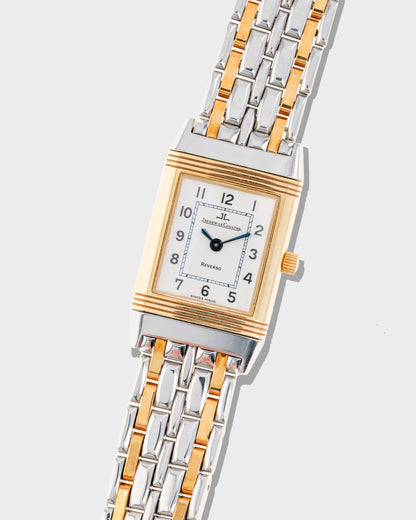 1994 Vintage Jaeger-LeCoultre Two-Tone Reverso Small Model Ref. 260.5.86 - Silver Dial